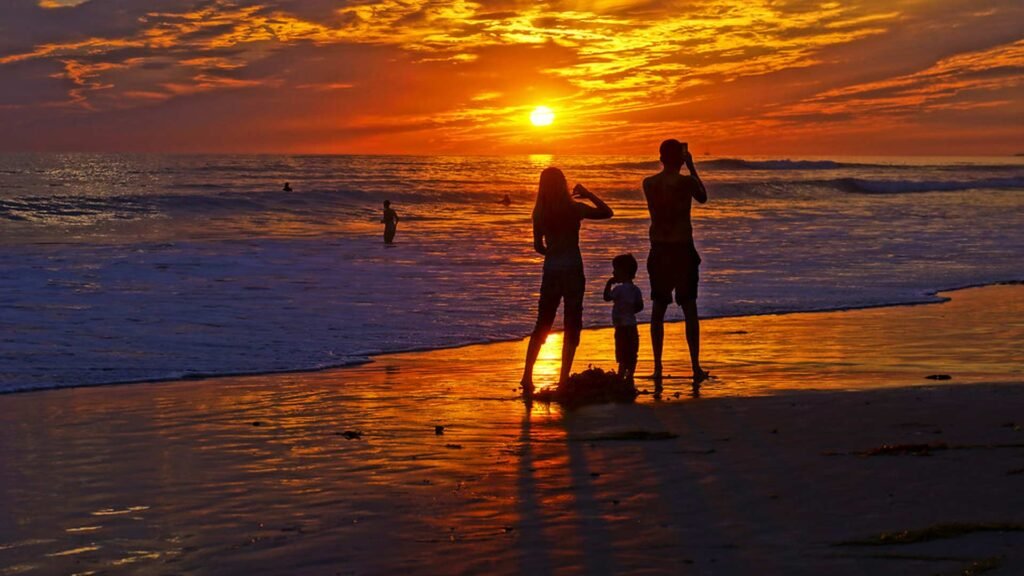Family Time California Sunset